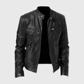 Marcus | Men's Rider Jacket - Zip Front, High Collar