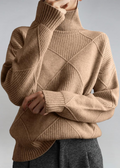Lauren | fine knit high neck sweater