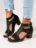 Mara | Cutout Heel Sandals