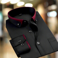 Thomas | Long Sleeve Cotton Shirt - Classic and Comfortable Style