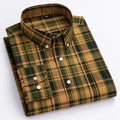 Ashton | Men's Plaid Button-Down Shirt - Soft Fit